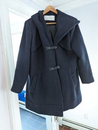 Navy Blue Xl Hooded Coat By Jessica Simpson #3