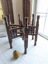 Folding Inlaid Indian Table Base