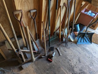 Collection Of 18 Garden Tools