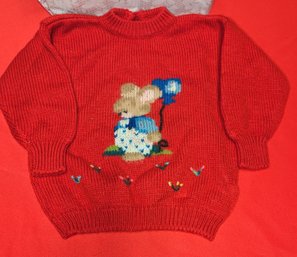 Toddler Wool Sweater Made In Ireland 4T