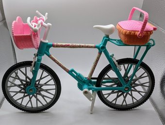 1997 Barbie Country Ride Blue Bicycle
