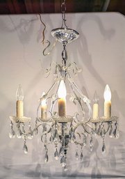 Vintage Venetian Rock Crystal Chandelier