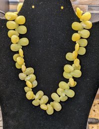Olive Jade Necklace