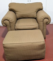 Chair & Ottoman Custom Upholstery