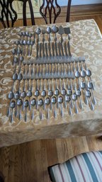 Wallace 18/10 Stainless Flatware  Serving Pieces (94 Total Pieces)