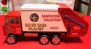 Vintage 1992 Remco Diecast & Plastic 'Save Our Planet' Sanitation Truck