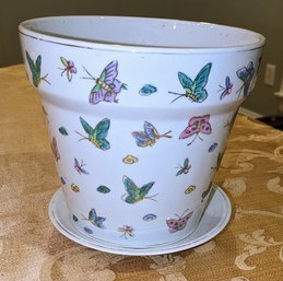 Porcelain Butterfly Planter