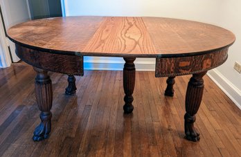 Antique Early 20th Century Dining Room Table