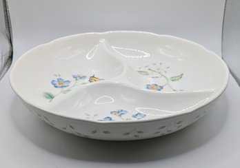 Lenox Butterfly Meadow By Louise Le Luyer, 3 Section Divided Dish