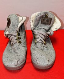 Toms Gray Highland Botas - Size 7.5