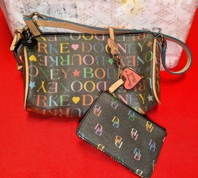 Dooney & Bourke Mini Graphic Leather Bag Wit Coin Purse