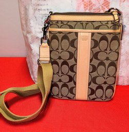 Coach Monogram Signature Crossbody Bag