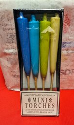 Mini Citronella Torches - Pack Of 4