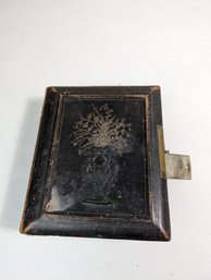 Early Photo Album With Mostly Tintypes
