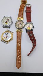 Lot Of 4 Vintage Watches & Watch Faces (2 Faces, 2 Watches)