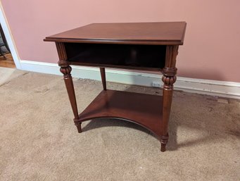 Bombay Side Table / Console With A Removable Lazy Susan Top