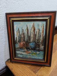 #5 Cityscape Painting On Canvas