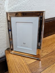 New In Box Pottery Barn Accents Silver Finish Frame For 4 X 6 Pictures