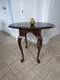 Small Queen Ann Style Drop Leaf Side Table