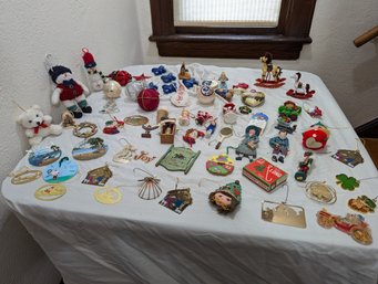 Collection Of 67 Vintage Christmas Tree Ornaments