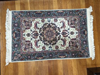 #2 Small Hand Knotted Oriental Rug 40 X 24
