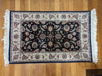 #3 Small Hand Knotted Oriental Rug 40 X 24