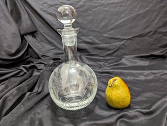 #2 Etched Glass Decanter