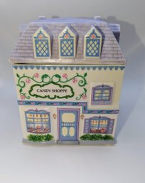 1990 Lenox Village Porcelain Candy Shoppe Canister