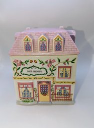 1990 Lenox Village Porcelain Nut Shoppe Canister