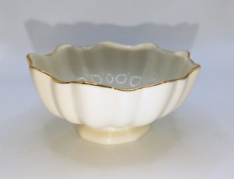 Lenox Ivory Symphony Fluted Scalloped Edge Bowl