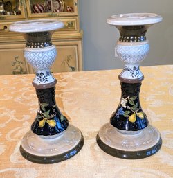 Pair Of Tracy Porter Bountiful Candlestick Holders