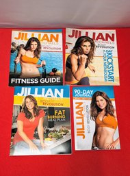 Set Of 4 Jillian Michaels Fitness & Nutrition Books