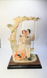Vintage 'Valentino' By Miriam Porcelain Statue Made In Italy.
