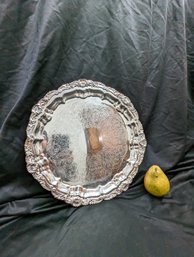 #3 Towle 4377 Round Silver Plate Serving Tray