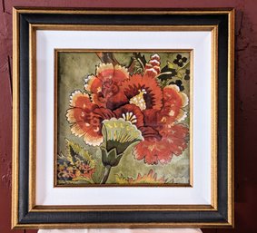 Ethan Allen Signed & Numbered Giclee Print 'Red Flowers II'