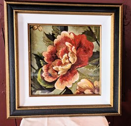 Ethan Allen Signed & Numbered Giclee Print 'Red Flowers I'