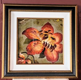 Ethan Allen Signed & Numbered Giclee Print 'Red Flowers III'