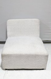 White Armless Chair