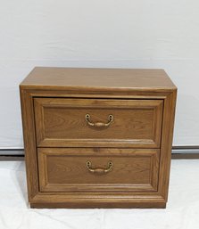 Stanley Furniture Oak Night Stand/End Table (2  Of 2)