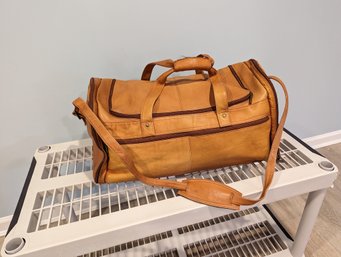 Leather Duffle Bag By David King Of Boston