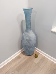Very Large Glass Bottle Neck Vase