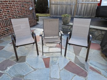 Collection Of Three Patio Chairs