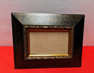 Wood With Brass Accent Trim Frame