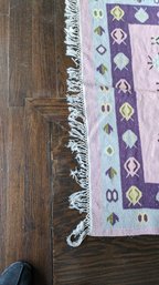 Carpet #23  - Hand Loomed/Woven Wool Dhurrie
