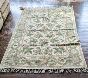 Carpet #42 - Hand Stitched Chain Stitch Tapestry