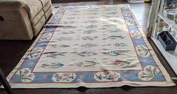 Carpet #48 - Wool Mongol Hand Woven Kilim Rug