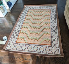 Carpet #49 - Wool Hand Loomed/Woven Dhurrie Rug