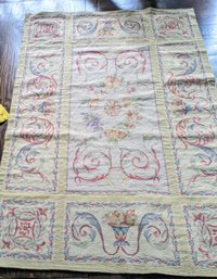 Carpet #60 -   Hand Knotted Wool Needlepoint Rug/Tapestry