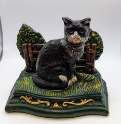 Cast Iron Cat Door Stop