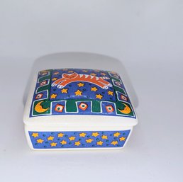 Papel Trinket Box With Cat Design